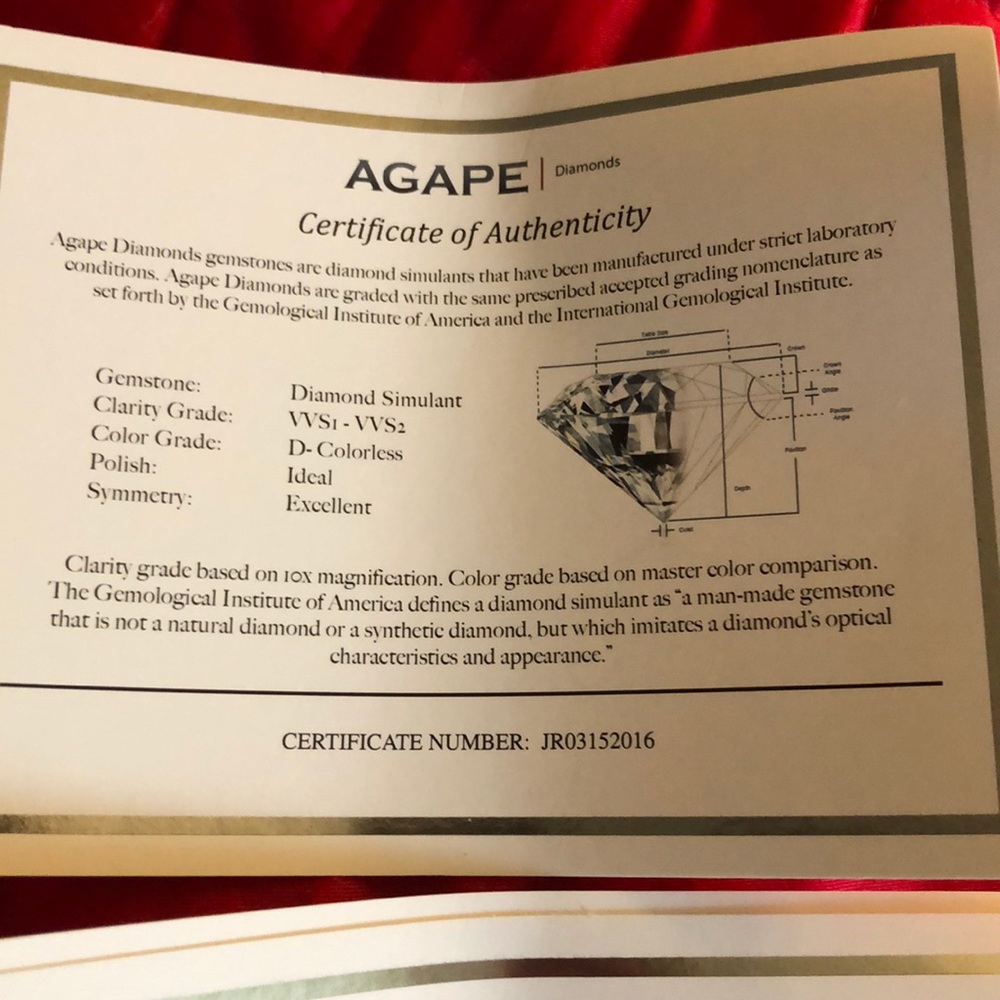 Simulated Diamonds Brand New